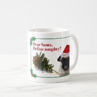 De Naughty Pug Holiday Mok