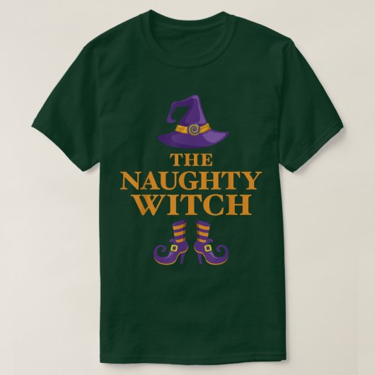 De Naughty Witch T-shirt (Design voorkant)