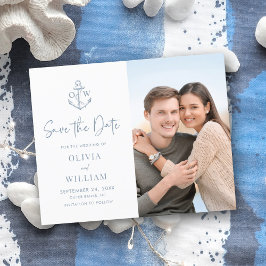 De Nautical Anchor Dusty Blue van de begroting spa