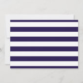 De Nautical Anchor Navy Streep Trouwcollectie Save The Date (Achterkant)