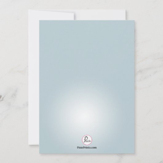 De Nautical Invitation Helm Kaart (Achterkant)