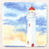 De Nautical Lighthouse Bergen Kartonnen Onderzetters (Voorkant)