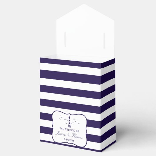 De Nautical Lighthouse Trouwcollectie Bedankdoosjes (Geopend)