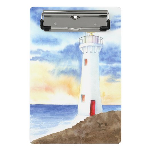 De Nautische Vuurtoren Bergen Mini Klembord (Voorkant)