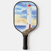 De Nautische Vuurtoren Bergen Pickleball Paddle (Achterkant)