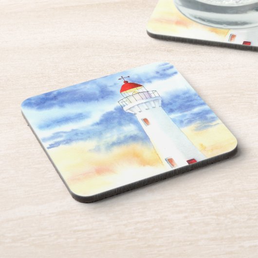 De Nautische Vuurtorenbergen Bier Onderzetter (Linkerzijde)