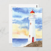 De Nautische Vuurtorenbergen Briefkaart (Voorkant / Achterkant)