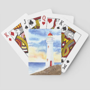 De Nautische Vuurtorenbergen Pokerkaarten