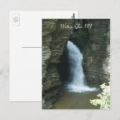 De Nauwe vallei van Watkins, NY Briefkaart (Voorkant / Achterkant)