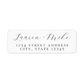 De nauwkeurige Etiketten van het het Adres van de  (Voorkant)