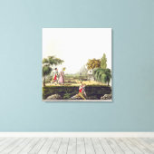 De Ne Plus Ultra van Bores, van 'Airy Nothing, o Canvas Afdruk (Insitu (Houten vloer))