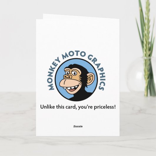 De Neanderthaler Kaart van Halloween van de Zombie (Achterkant)