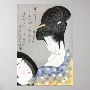 De Neck Kitagawa Utamaro Poster