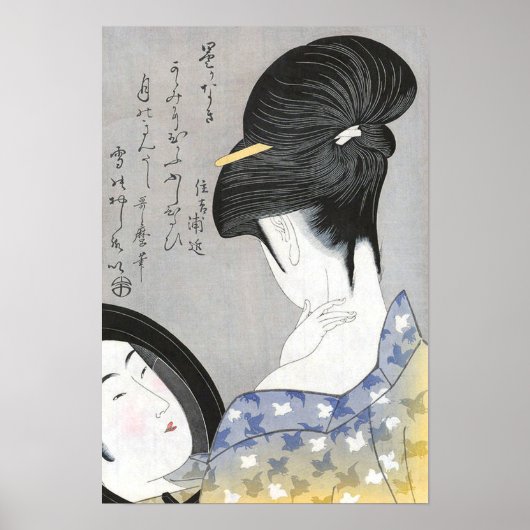 De Neck Kitagawa Utamaro Poster (Voorkant)