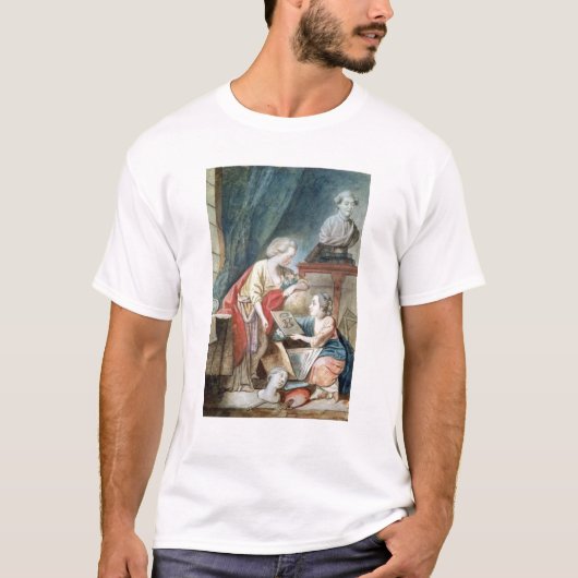 De Necker-familie in 1780 T-shirt (Voorkant)