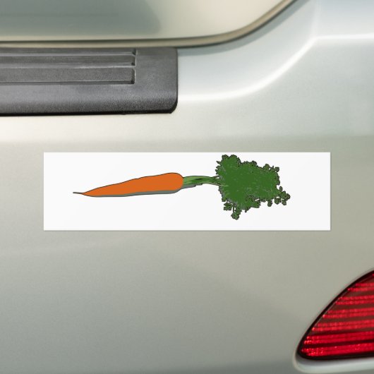 De nederige wortel bumpersticker (Op auto)