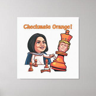 De nederlaag van de Oranje koning Canvas Afdruk