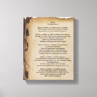 De nederlaag van Kahlil Gibran Canvas Afdruk