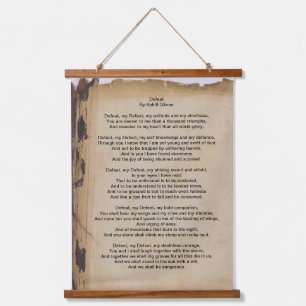 De nederlaag van Kahlil Gibran Hangend Wandkleed