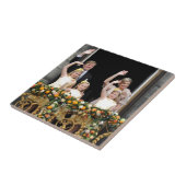 De Nederlandse koninklijke familie Tegeltje (Zijkant)