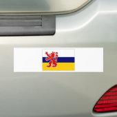 De Nederlandse Limburgvlag Bumpersticker (Op auto)