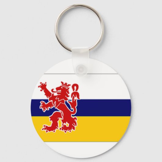 De Nederlandse Limburgvlag Sleutelhanger (Voorkant)