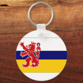 De Nederlandse Limburgvlag Sleutelhanger (Voorkant)