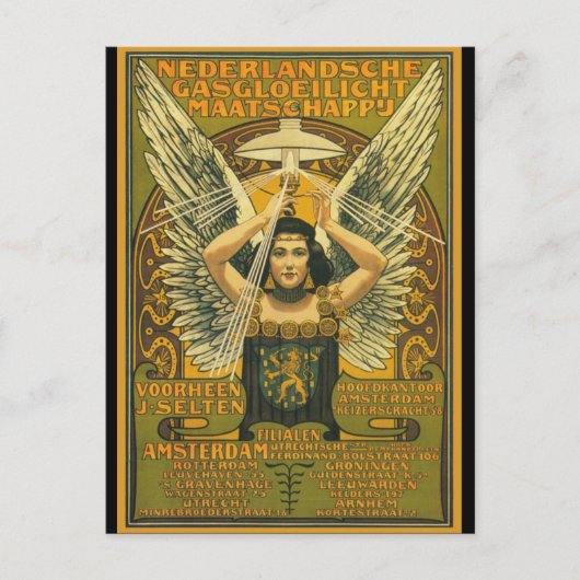 De Nederlandse Selten Gasgloeilicht-maatschappij v Briefkaart (Voorkant)