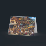 De Nederlandse spreekwoorden | Pieter Bruegel de O Kaart<br><div class="desc">De Nederlandse spreekwoorden (ook wel Nederlandse spreekwoorden,  Vlaamse spreekwoorden,  de blauwe mantel of de topsy turvy-wereld genoemd) is een schilderij uit 1559 van Pieter Bruegel de Oude</div>