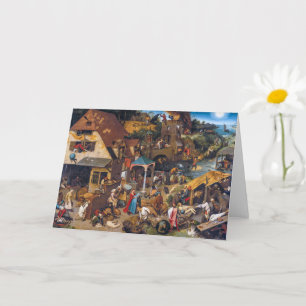 De Nederlandse spreekwoorden   Pieter Bruegel de O Kaart