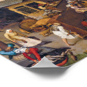 De Nederlandse spreekwoorden | Pieter Bruegel de O Poster (Hoek)