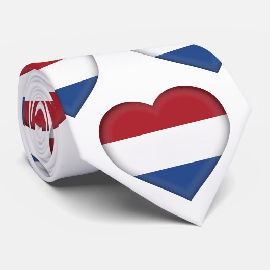 De Nederlandse Stropdas van het Heart Pattern-vlag (Opgerold)