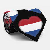 De Nederlandse Stropdas van het Heart Pattern-vlag (Opgerold)