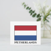 De Nederlandse vlag Briefkaart (Staand voorkant)