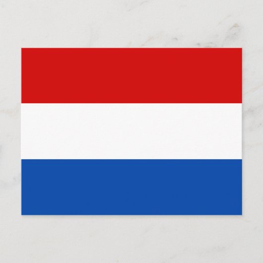 De Nederlandse vlag Briefkaart (Voorkant)