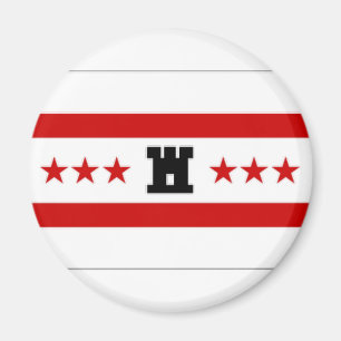 De Nederlandse vlag Drenthe Magneet