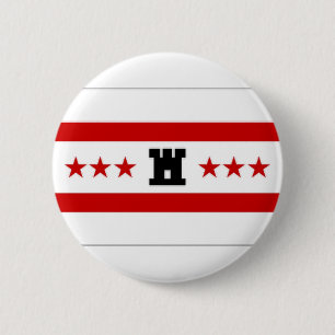 De Nederlandse vlag Drenthe Ronde Button 5,7 Cm