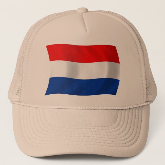 De Nederlandse Vlag Hoed Trucker Pet (Voorkant)
