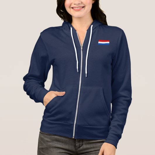 De Nederlandse vlag Hoodie (Voorkant)