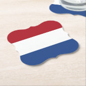 De Nederlandse vlag Kartonnen Onderzetters (Gekanteld)