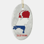 De Nederlandse vlag Keramisch Ornament (Rechts)