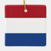 De Nederlandse vlag Keramisch Ornament (Voorkant)