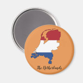 De Nederlandse vlag Magneet (Voorkant / Achterkant)