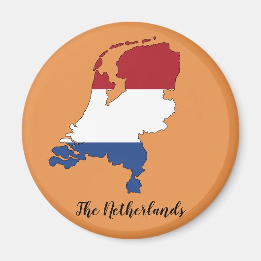 De Nederlandse vlag Magneet (Voorkant)