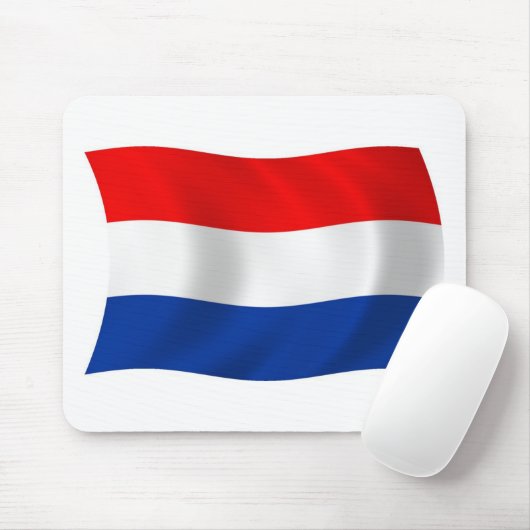 De Nederlandse vlag Mousepad Muismat (Met muis)
