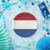 De Nederlandse vlag Papieren Bordje (Feest)