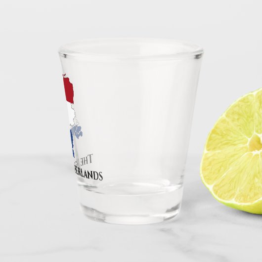 De Nederlandse vlag Shot Glas (Rechts)