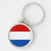 De Nederlandse vlag Sleutelhanger (Voorkant)
