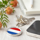 De Nederlandse vlag Sleutelhanger (Zijkant)