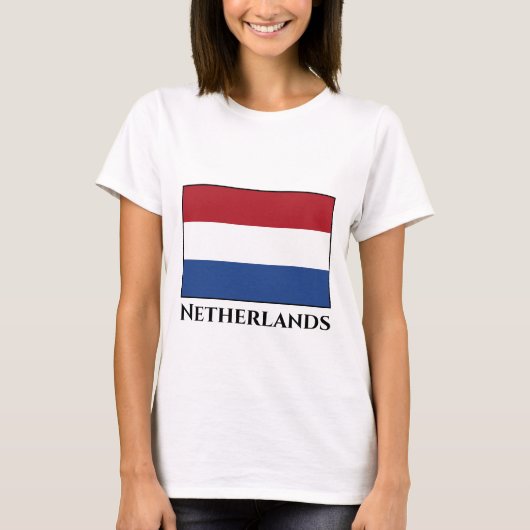 De Nederlandse vlag T-shirt (Voorkant)